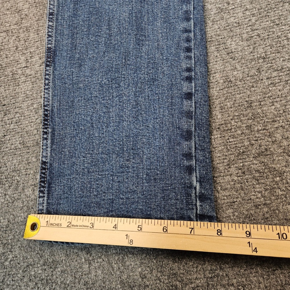 Wrangler Retro Slim Straight Jeans Mens 32x32 Medium Wash Denim 1088MWZPD - Picture 9 of 11